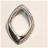 Image 1 : SILVER SMALL DIAMOND  PENDANT