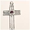 Image 1 : SILVER AMETHYST CROSS PENDANT