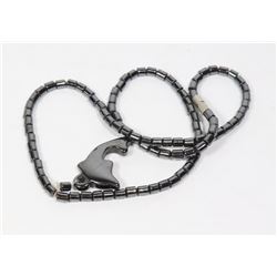HEMATITE DOLPHIN NECKLACE