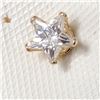 Image 2 : 14K YELLOW GOLD CUBIC ZIRCONIA  NOSEPIN