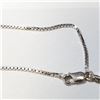 Image 1 : SILVER BLOCK CHAIN NECKLACE (~LENGTH 30"CM)