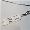 Image 2 : SILVER BLOCK CHAIN NECKLACE (~LENGTH 30"CM)