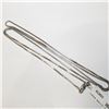 Image 4 : SILVER BLOCK CHAIN NECKLACE (~LENGTH 30"CM)