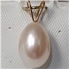 Image 1 : 14K YELLOW GOLD PEARL  PENDANT