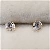 Image 2 : 14K YELLOW GOLD CUBIC ZIRCONIA  2 NOSEPIN