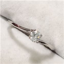 10K WHITE GOLD DIAMOND(0.23(I-2)CT)  RING