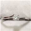 Image 2 : 10K WHITE GOLD DIAMOND(0.23(I-2)CT)  RING
