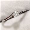 Image 3 : 10K WHITE GOLD DIAMOND(0.23(I-2)CT)  RING