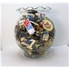 Image 1 : 1)  JAR OF 335 LAPEL PINS INCLUDING OLYMPIC