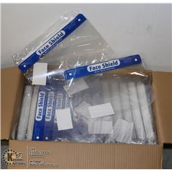 CASE OF 140 DIRECT SPLASH PROTECTION FACE SHIELDS