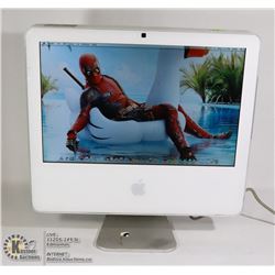 WHITE APPLE IMAC COMPUTER