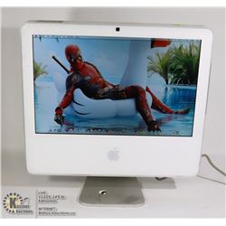 WHITE APPLE IMAC COMPUTER