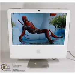 WHITE APPLE IMAC COMPUTER