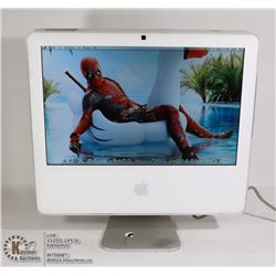 WHITE APPLE IMAC COMPUTER