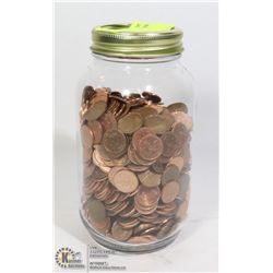 JAR OF PENNIES