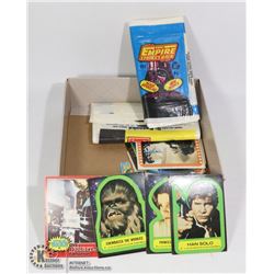 STAR WARS VINTAGE COLLECTOR CARDS AND WRAPPERS