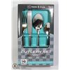 Image 1 : NEW 16PC STAINLESS STEEL CUTLERY SET