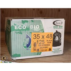 CASE OF 35" X 48" BLACK GARBAGE BAGS