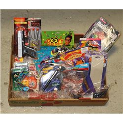 FLAT OF ASSORTED KIDS TOYS