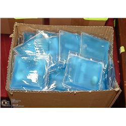 CASE OF 70 NEW INDIVIDUAL HEAT PADS.