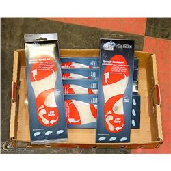 LOT OF 6 NEW PAIRS OF GEL GENIE SIZE M (5-8) GEL