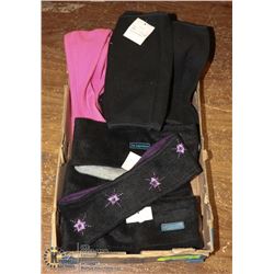 LOT OF NEW SCARFS, NECK WARMERS, HEAD BANDS & MORE