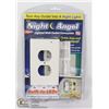Image 1 : NEW NIGHT ANGEL LIGHTED WALL OUTLET COVER PLATE