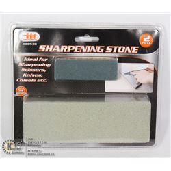 NEW 2PC SHARPENING STONE SET