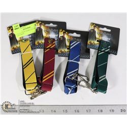LOT OF 4 NEW HARRY POTTER LANYARDS