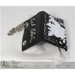 NEW KURT COBAIN / NIRVANA WALLET WITH CHAIN