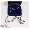 Image 1 : VINTAGE EARRING AND NECKLACE SET