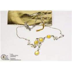 ESTATE NECKLACE WITH CITRINE STONES