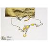 Image 1 : ESTATE NECKLACE WITH CITRINE STONES