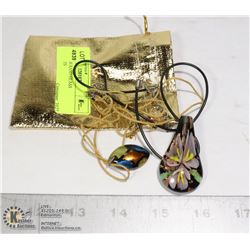 PAIR OF MURANO GLASS NECKLACES