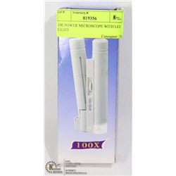 100 POWER MICROSCOPE WITH LED LIGHT