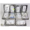 Image 1 : LOT OF 10 HARD DISK DRIVES 250GB