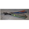 Image 1 : 5 ALUMINUM BASEBALL BATS