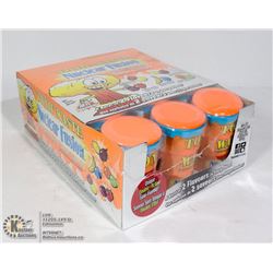 BOX WITH 12 42G DRUMS OF TOXIC WASTE SOUR CANDYS