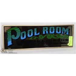 BAR ROOM MIRROR DECOR 18" X 6"