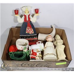 FLAT OF VARIOUS ORNAMENTS