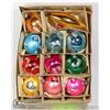 Image 1 : VINTAGE CHRISTMAS DECORATION BOX OF 11PCS