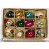 Image 1 : X-MAS VINTAGE TREE DECORATION WITH 19PCS