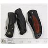 Image 1 : LOT OF 3 TACTICAL /POLICE STYLE POCKET KNIVES