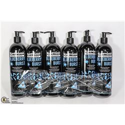 CASE OF 6 SHAMPOOHEADS 500ML BLUEBERRY BURST