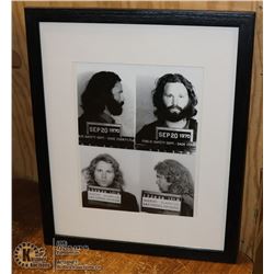 JIM MORRISON FRAMED PICTURES