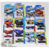 Image 1 : FLAT OF ASSORTED 15 HOT WHEELS COLLECTOR CARS