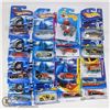 Image 1 : FLAT OF ASSORTED 15 HOT WHEELS COLLECTOR CARS