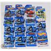 Image 1 : FLAT OF ASSORTED 15 HOT WHEELS COLLECTOR CARS