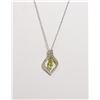 Image 1 : #100-PERIDOT NECKLACE & PENDANT