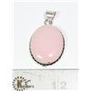 Image 1 : #154-PINK ROSE QUARTZ PENDANT